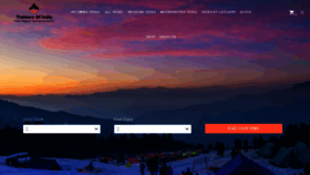 What Trekkersofindia.in website looked like in 2021 (2 years ago)