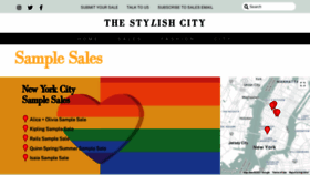 What Thestylishcity.com website looked like in 2021 (2 years ago)