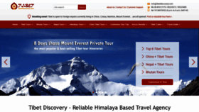 What Tibetdiscovery.com website looked like in 2021 (2 years ago)
