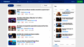 What Taringa.net website looked like in 2021 (5 years ago)