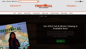 What Territorialseed.com website looked like in 2021 (2 years ago)
