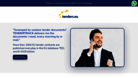 What Tenders.com website looked like in 2021 (2 years ago)