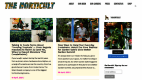 What Thehorticult.com website looked like in 2021 (2 years ago)