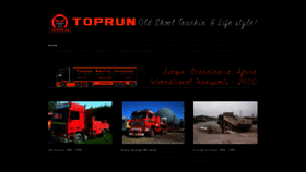 What Toprun.ch website looked like in 2021 (2 years ago)