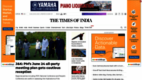 What Timesofindia.indiatimes.com website looked like in 2021 (2 years ago)