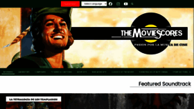 What Themoviescores.com website looked like in 2021 (2 years ago)