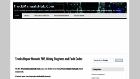 What Truckmanualshub.com website looked like in 2021 (2 years ago)