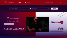 What Teatrobradesco.com.br website looked like in 2021 (2 years ago)