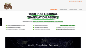 What Translation.agency website looked like in 2021 (2 years ago)
