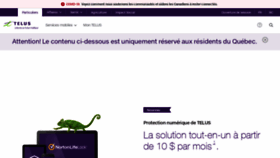 What Telusquebec.com website looked like in 2021 (2 years ago)