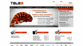 What Tele3.cz website looked like in 2021 (2 years ago)