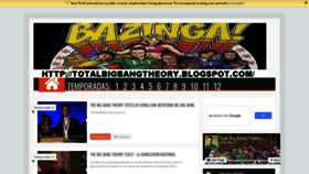 What Totalbigbangtheory.com website looked like in 2021 (2 years ago)