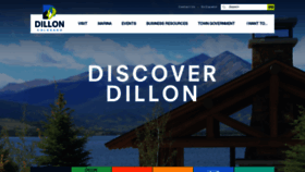 What Townofdillon.com website looked like in 2021 (2 years ago)