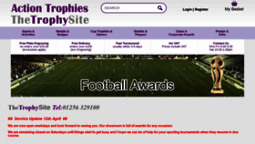 What Thetrophy-shop.co.uk website looked like in 2021 (2 years ago)