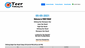 What Teertoday.in website looked like in 2021 (2 years ago)