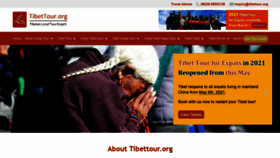 What Tibettour.org website looked like in 2021 (2 years ago)
