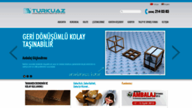 What Turkuazkarton.com website looked like in 2021 (4 years ago)