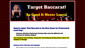 What Targetbaccarat.com website looked like in 2021 (2 years ago)