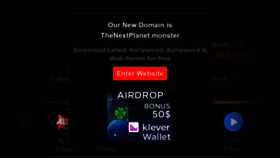 What Thenextplanet.xyz website looked like in 2021 (2 years ago)