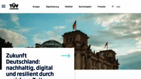What Tuev-verband.de website looked like in 2021 (2 years ago)