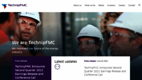 What Technip.com website looked like in 2021 (2 years ago)
