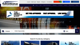 What Truckworld.com.au website looked like in 2021 (2 years ago)