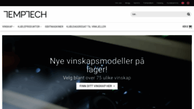 What Temptech.no website looked like in 2021 (2 years ago)