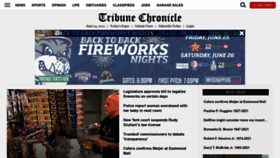 What Tribtoday.com website looked like in 2021 (3 years ago)