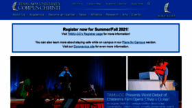 What Tamucc.edu website looked like in 2021 (5 years ago)