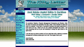 What Thekittyletter.com website looked like in 2021 (2 years ago)