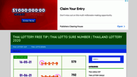 What Thailotterysure.com website looked like in 2021 (2 years ago)