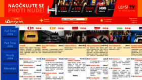 What Tvprogram.cz website looked like in 2021 (2 years ago)
