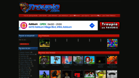 What Troupio.com website looked like in 2021 (2 years ago)