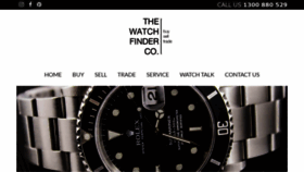 What Thewatchfinderco.com.au website looked like in 2021 (2 years ago)