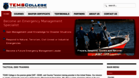 What Temscollege.com website looked like in 2011 (12 years ago)