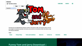 What Tomandjerrycartoon.xyz website looked like in 2021 (2 years ago)