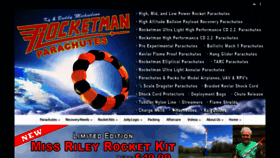 What The-rocketman.com website looked like in 2021 (2 years ago)