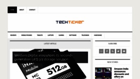 What Techtickerblog.com website looked like in 2021 (2 years ago)