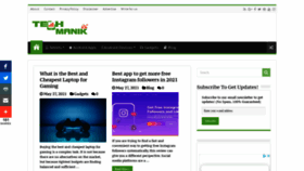 What Techmanik.com website looked like in 2021 (2 years ago)