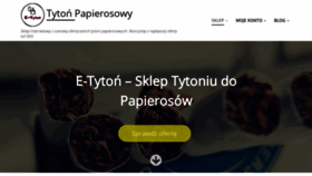 What Tytonpapierosowy.pl website looked like in 2021 (2 years ago)