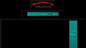 What Tekzoned.com website looked like in 2021 (2 years ago)