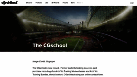 What Thecgschool.com website looked like in 2021 (2 years ago)