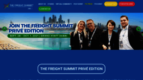 What Thefreightsummit.com website looked like in 2021 (2 years ago)