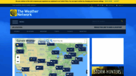 What Theweathernetwork.com website looked like in 2021 (2 years ago)