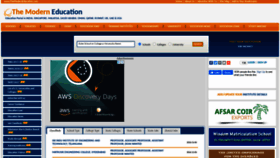 What Themoderneducation.com website looked like in 2021 (2 years ago)