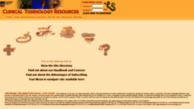 What Toxinology.com website looked like in 2021 (2 years ago)