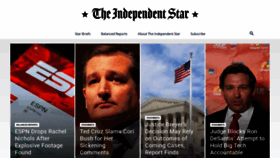 What Theindependentstar.com website looked like in 2021 (2 years ago)