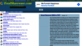 What Totalshareware.com website looked like in 2021 (2 years ago)