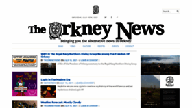 What Theorkneynews.scot website looked like in 2021 (2 years ago)