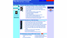 What Thescarms.com website looked like in 2021 (2 years ago)